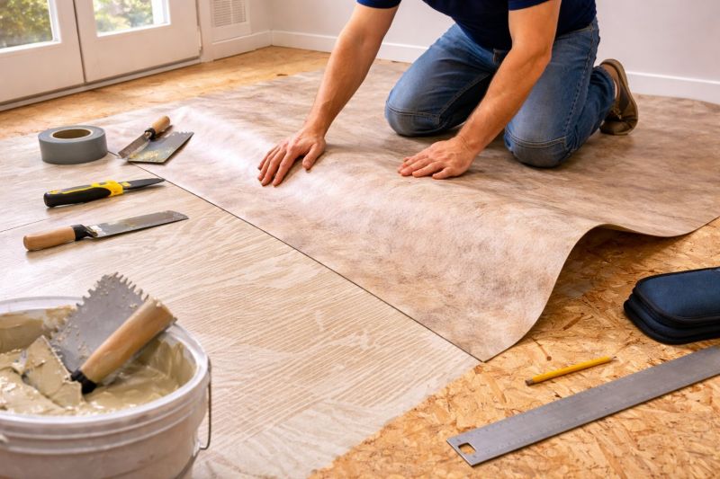 Sheet Vinyl Installation in Jefferson County, CO