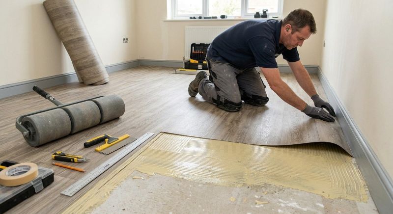 Sheet Vinyl Installation in Jefferson County, CO