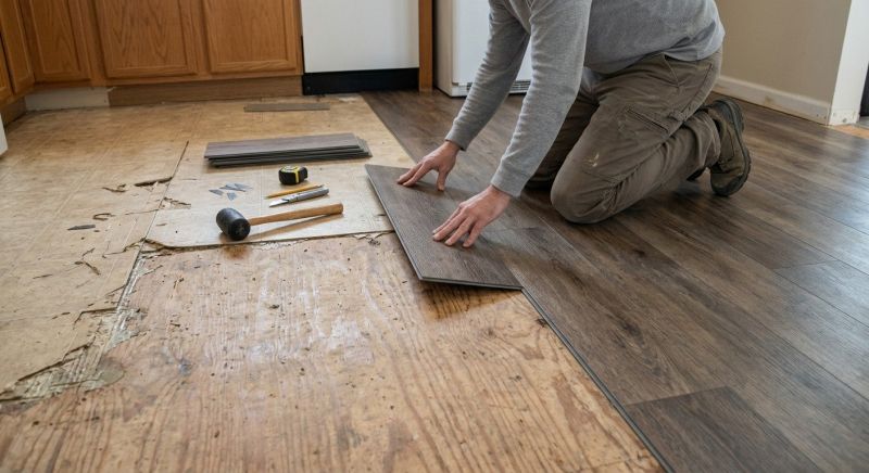 Vinyl Floor Replacement in Parker, CO
