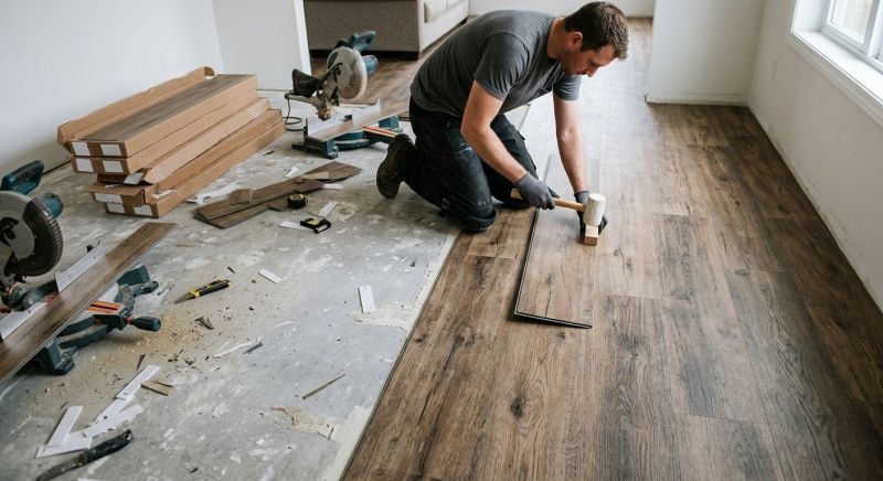 Vinyl Plank Floor Installation in Parker, CO