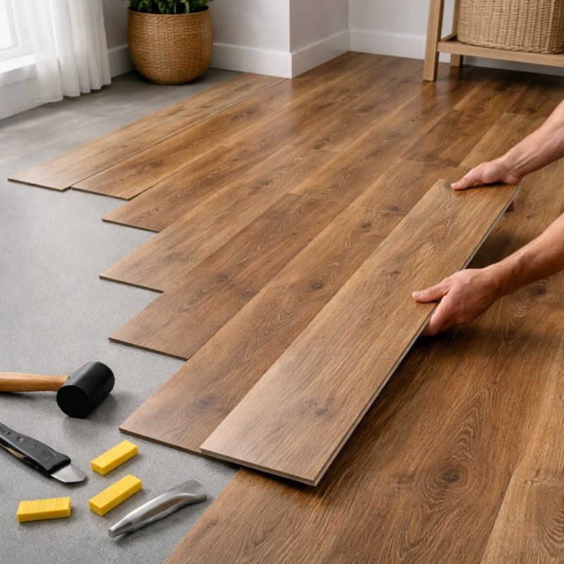 Vinyl Plank Floor Installation in Parker, CO