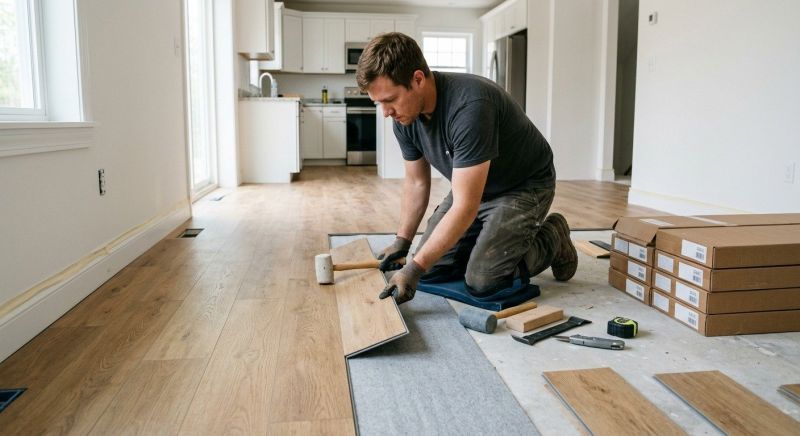 Vinyl Plank Floor Installation in Parker, CO
