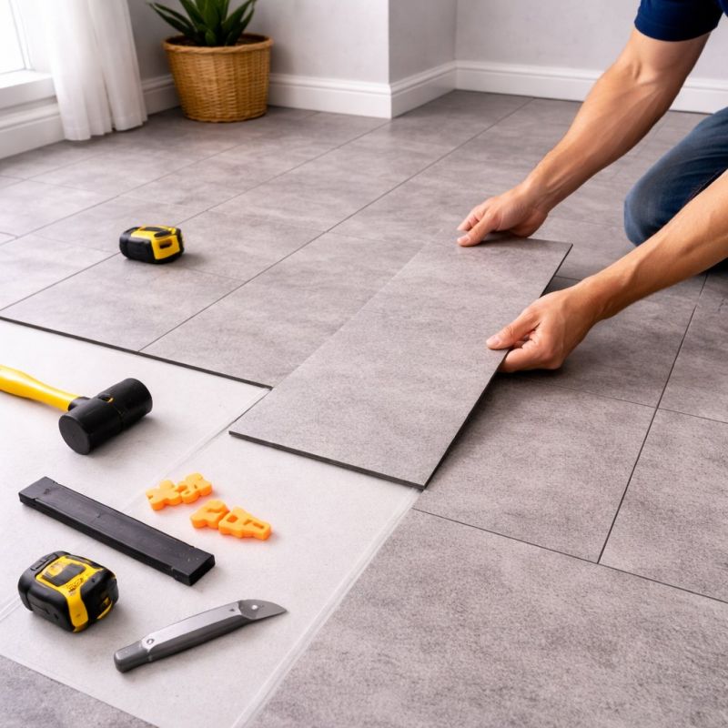 Vinyl Tile Installation in Parker, CO